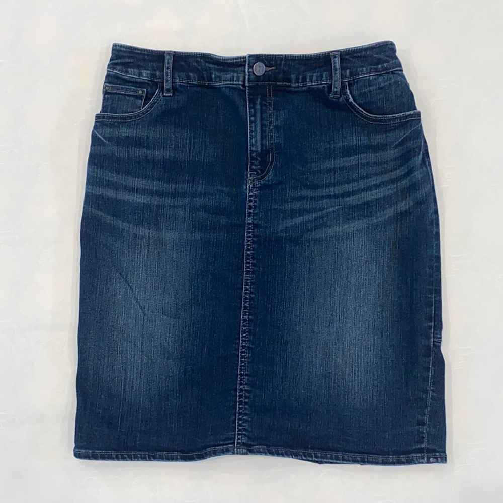 Anthropologie‎ Pilcro And The Letterpress Denim Skirt